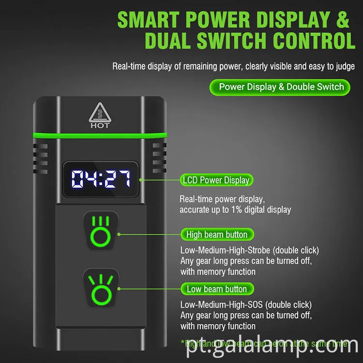 Tocha LED impermeável ultra brilhante para exploração ao ar livre